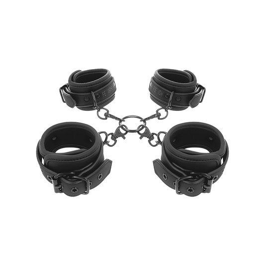 Set Esposas Manos Y Tobillos Con Forro De Nopreno