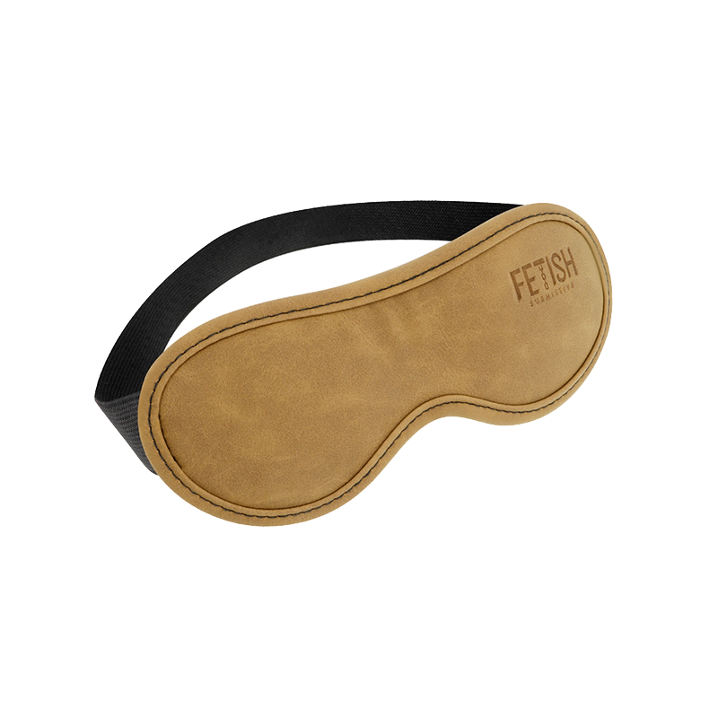 Antifaz Cuero Vegano Con Forro De Neopreno