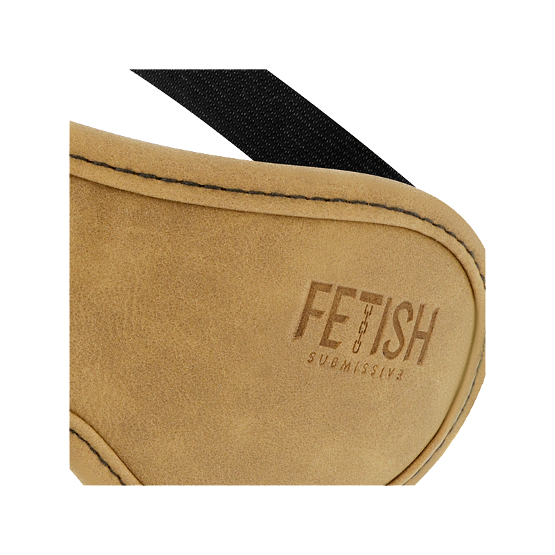 Antifaz Cuero Vegano Con Forro De Neopreno