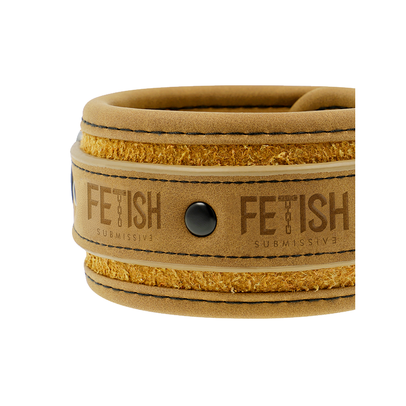 Esposas Tobillos Cuero Vegano Con Forro De Neopreno