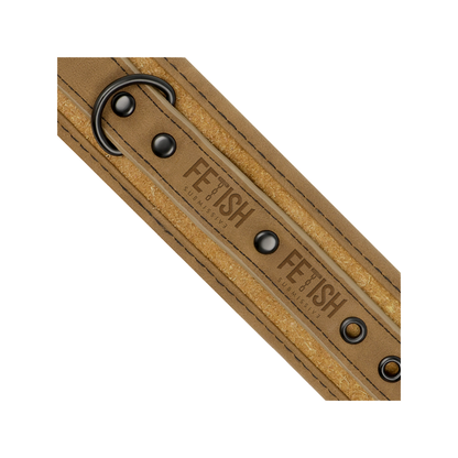 Esposas Tobillos Cuero Vegano Con Forro De Neopreno