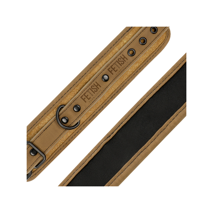 Esposas Tobillos Cuero Vegano Con Forro De Neopreno