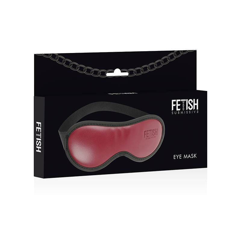 Antifaz Cuero Vegano Con Forro De Neopreno