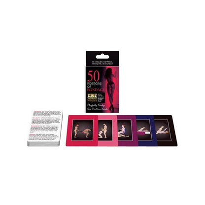 Juego De Cartas 50 Posiciones Bondage
